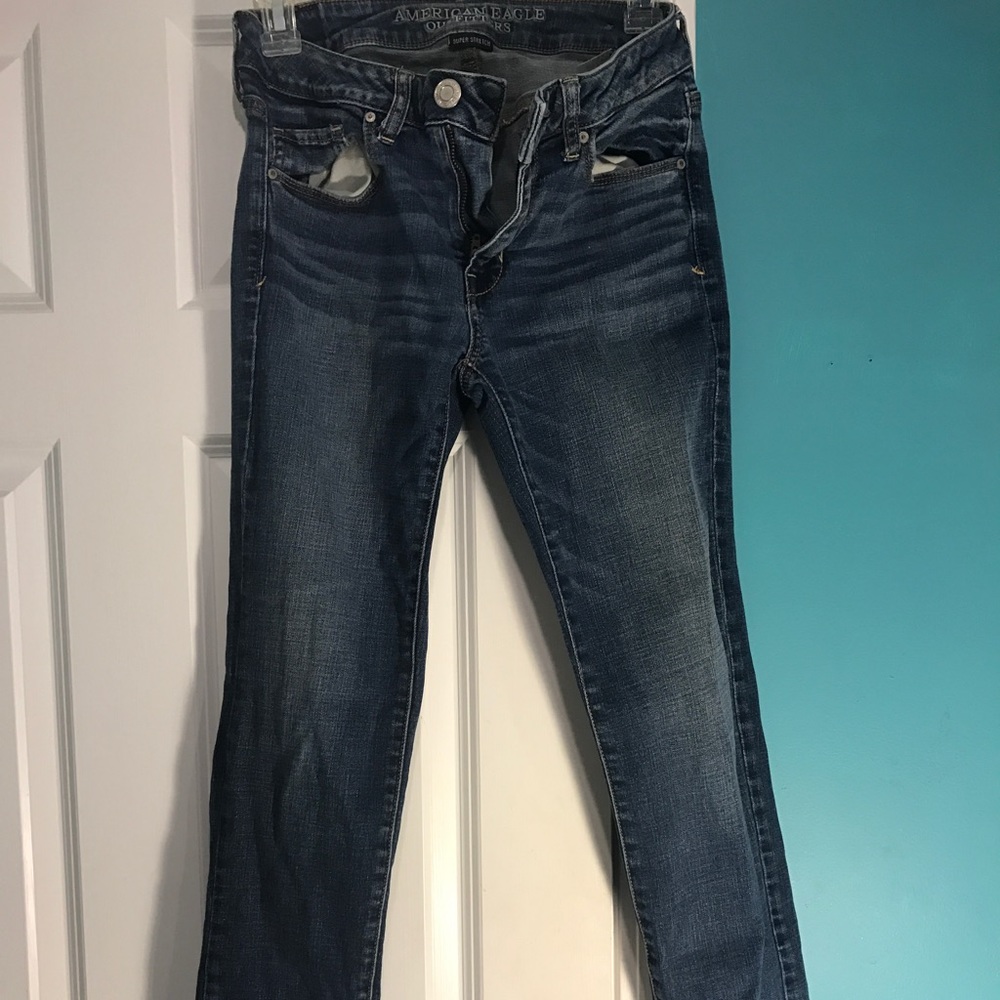 American eagle skinny jeans barely worn
